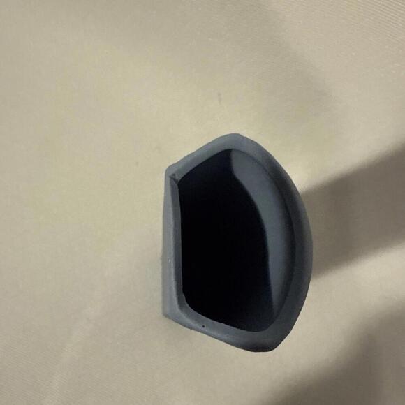 Vtg JTS Internl Jasper Ware Porcelain Wall Pocket Blue Lady Cameo Roses 7.25” - Picture 6 of 6